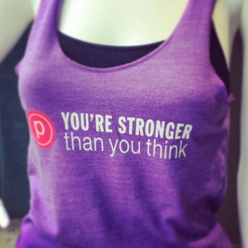 Pure Barre “stronger than you think” Tank